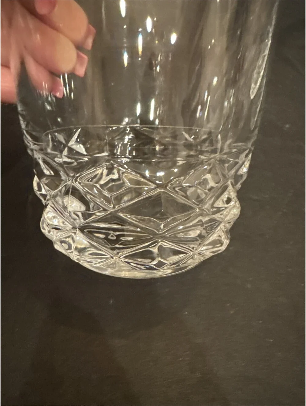 Cristal D'Arques (3) Durand Diamond 10 Oz Double Old Fashioned